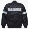 Oakland Raiders MA-1 Bomber Satin Jacket