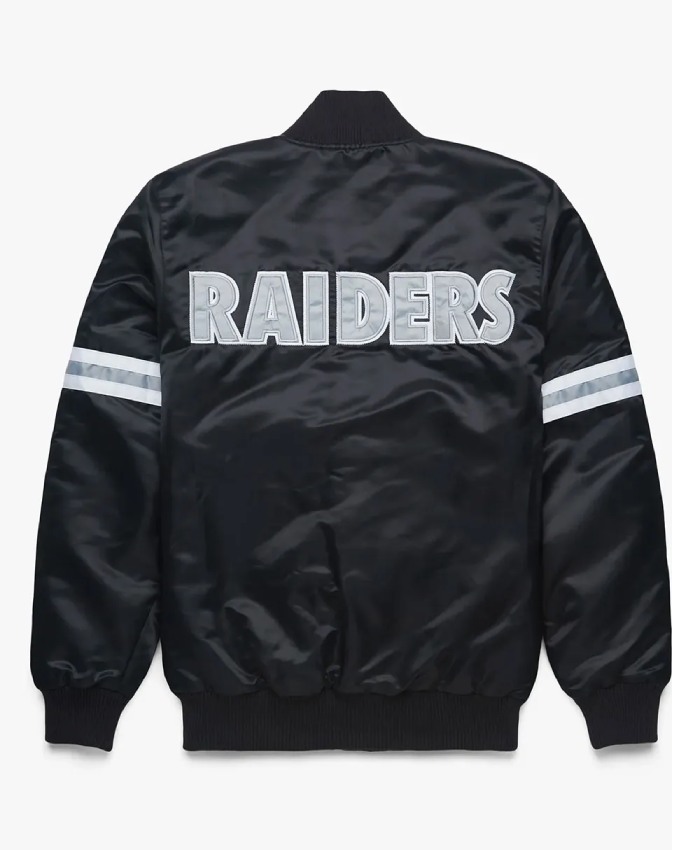 Oakland Raiders MA-1 Bomber Satin Jacket