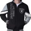 Las Vegas Raiders Strong Arm Black Full-Zip Jacket
