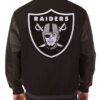 Embroidered Las Vegas Raiders Varsity Black Jacket