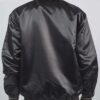 Wordmark Las Vegas Raiders Satin Bomber Jacket