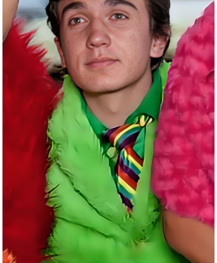 La familia P. Luche Ludoviquito P. Luche Green Fur Coat