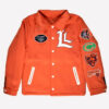 Lyrical Lemonade Orange Chicago Varsity Jacket