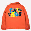 Lyrical Lemonade X Chicago Bears Orange Full-Snap Varsity Jacket for Men and Women