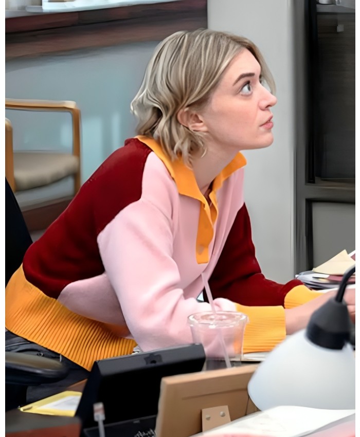 The Paper 2025 Mare Pritti Colorblock Polo Sweater