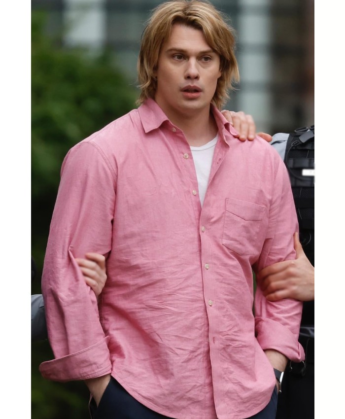 Masters of the Universe 2026 Nicholas Galitzine Pink Shirt