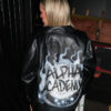 Shop Maxxine Dupri Alpha Academy Leather Jacket