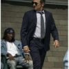 Jeremy Renner Mayor of Kingstown S02 Mike McLusky Blue Suit