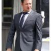 Jeremy Renner Tv Series Mayor of Kingstown S01 Mike McLusky Grey Suit