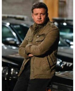 Jeremy Renner Tv Series Mayor of Kingstown Mike McLusky Brown Cotton Jacket