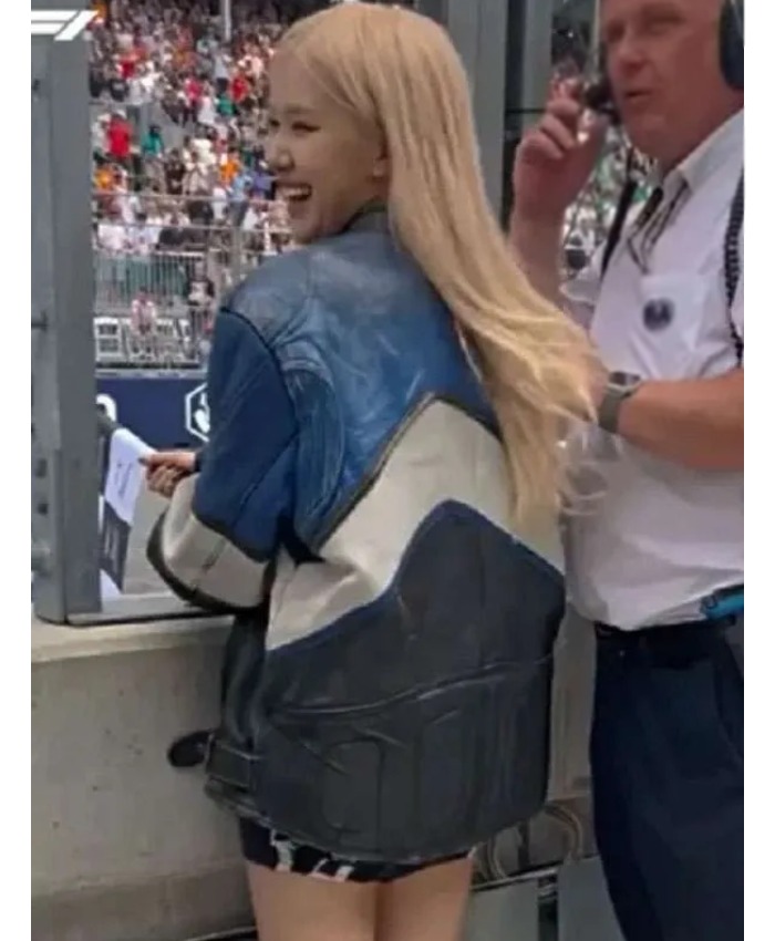 Miami Grand Prix Formula One 2025 Rosé Leather Jacket