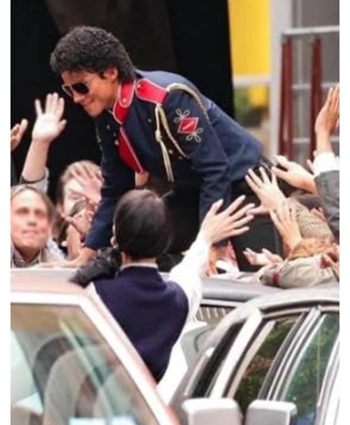 Michael Jackson Film Michael Jaafar Jackson Blue Jacket