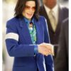 American Singer Michael Jackson Courtside Blue Blazer Coat