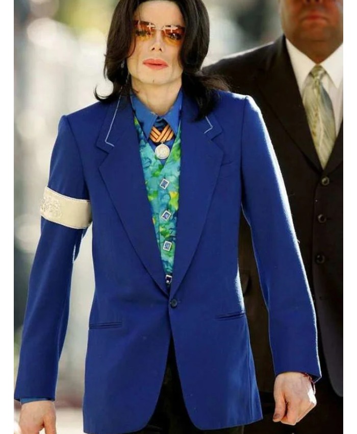 Michael Jackson Courtside Blue Blazer