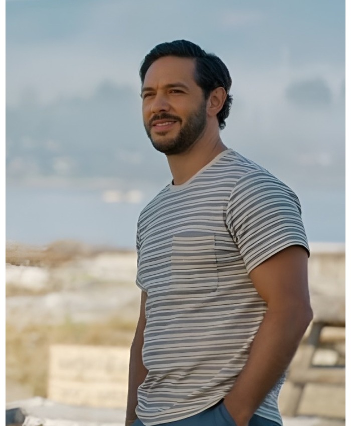 Catch of the Day 2025 Michael Rady Striped T-Shirt