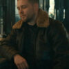 MobLand Series Bradley Turner Brown Leather Aviator Jacket