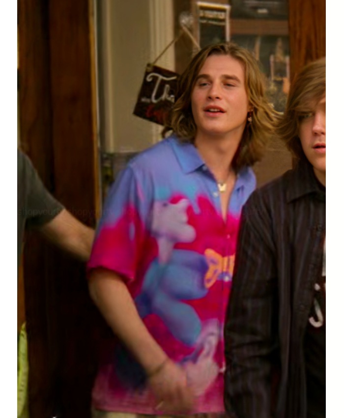 The Runarounds S01 Axel Ellis Multicolor Print Shirt