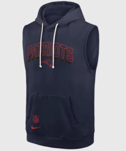New England Patriots Sleeveless Hoodie
