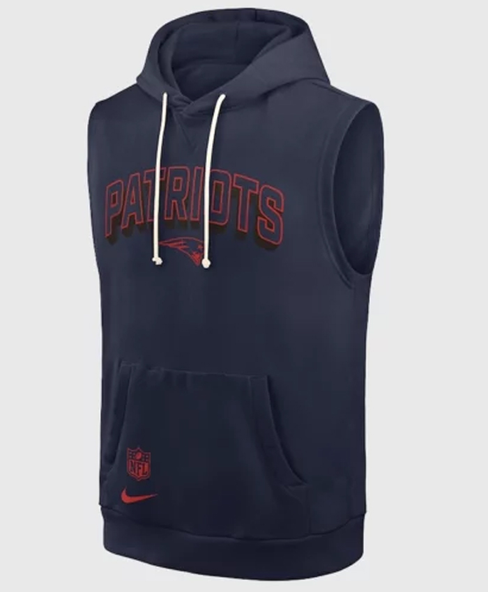 New England Patriots Sleeveless Hoodie