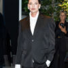 New York City Kering's Caring for Women Dinner 2025 Linda Evangelista Black Suit
