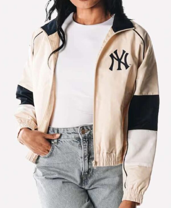 Women’s NY Yankees Color-Block Track Jacket