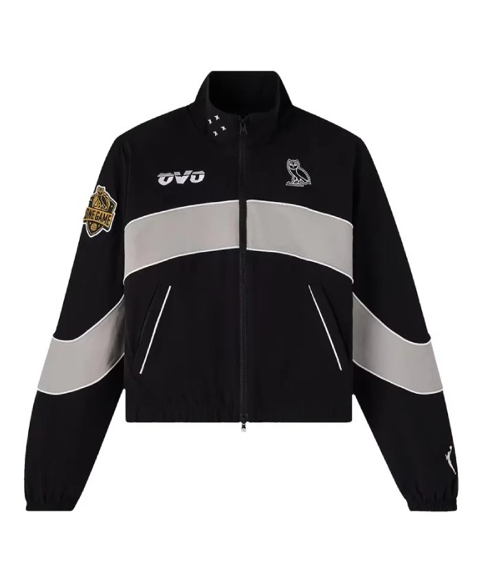 OVO Las Vegas Aces Black/Silver Track Jacket