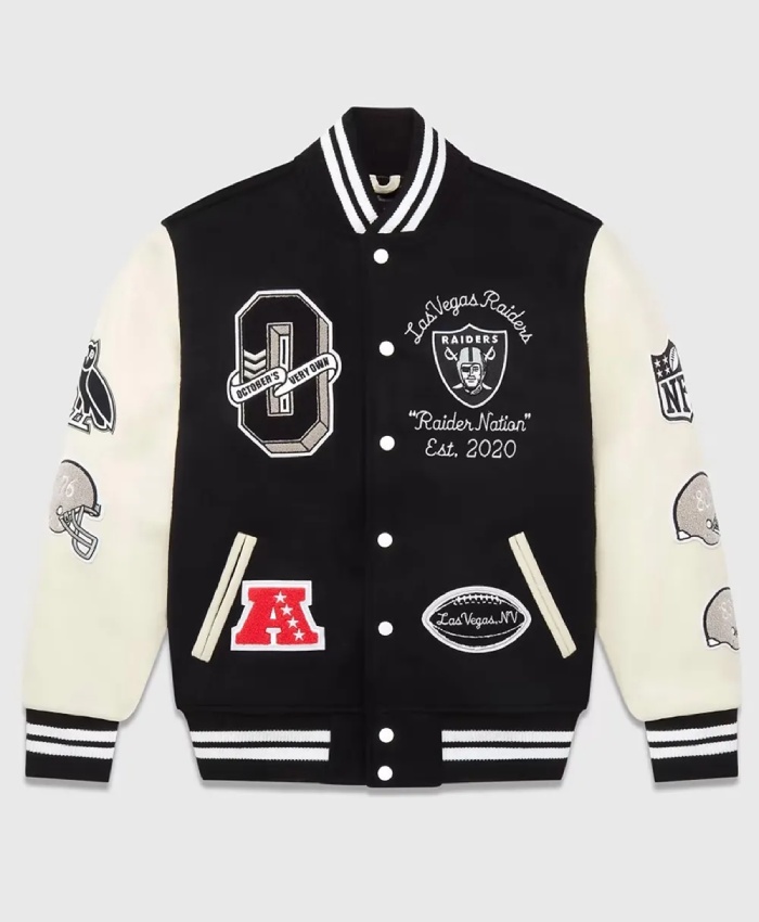 Las Vegas Raiders OVO Varsity Jacket