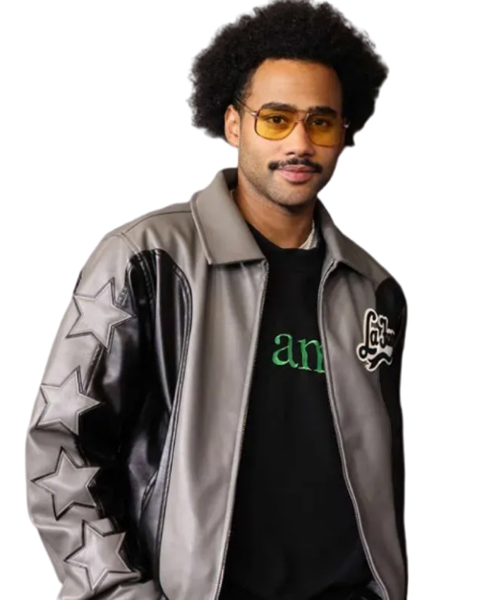 Pablo Grant Attends Slow Horses Star Leather Jacket