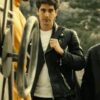 Max TV Series Billionaires’ Bunker 2025 Pau Simon Black Biker Leather Jacket