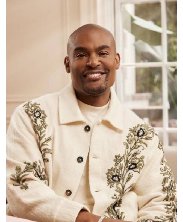 Celebs Go Dating S14 Paul C Brunson Embroidered Jacket