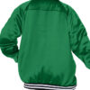 Philadelphia Eagles National Football League Rhinestone Green Satin Varsity Jacket