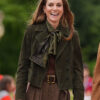 Princess Catherine Suede Leather Jacket