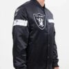 Las Vegas Raiders Pro Black Satin Jacket