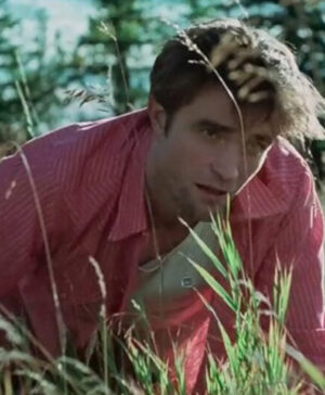 Robert Pattinson Die My Love Jackson Pink Striped Shirt