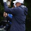 Rory McIlroy Amgen Irish Open 2025 Rain Blue Jacket