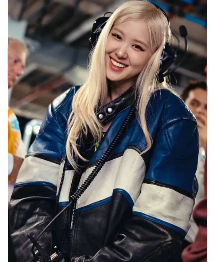 Miami Grand Prix Formula One 2025 Rosé Multicolor Leather Jacket