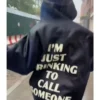 Sabrina Carpenter I’m Just Drinking To Call Someone Blue Hoodie