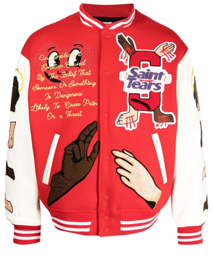 Saint Tears Red Varsity Jacket