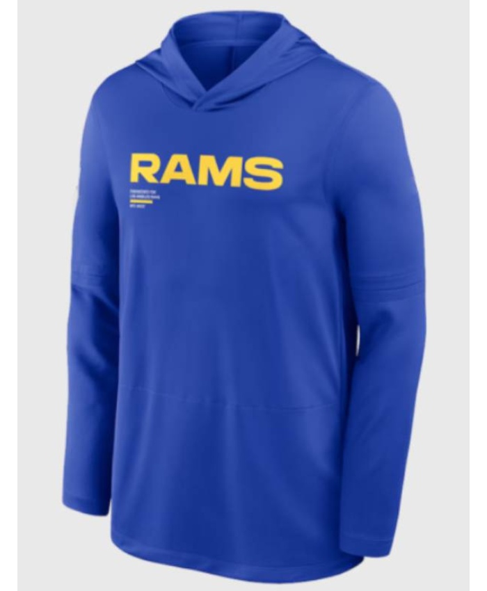 Sean McVay PreSeason 2025 LA Rams Sideline Performance Hoodie T-Shirt