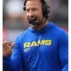 Sean McVay LA Rams Sideline blue Hoodie T-Shirt