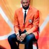 NBA 2025 Hall Of Fame LeBron James Orange Blazer Jacket