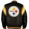 Shop NFL Pittsburgh Steelers Leather Bomber Jacket on Sale