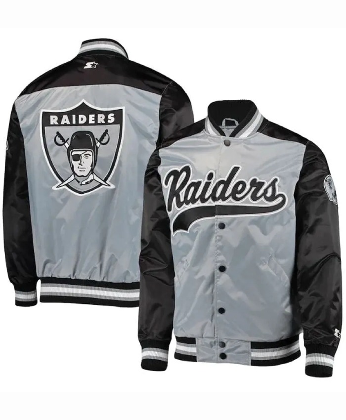 The Tradition II Las Vegas Raiders Satin Jacket