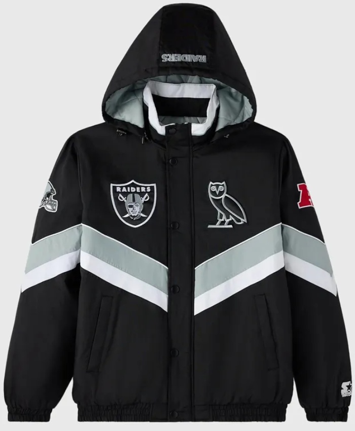 OVO Las Vegas Raiders Sideline Puffer Jacket