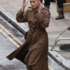 Slow Horses Diana Taverner Brown Trench Coat