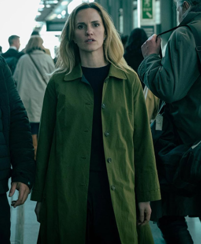 Slow Horses Emma Flyte Green Coat