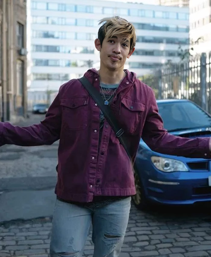 Slow Horses S03 Christopher Chung Purple Cotton Jacket