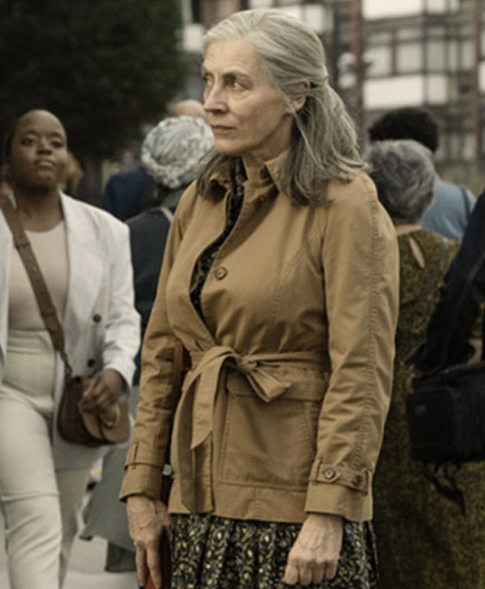 Slow Horses S03 Saskia Reeves Brown Cotton Jacket