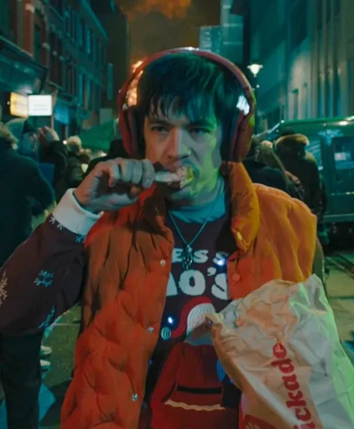 Slow Horses S04 Christopher Chung Orange Puffer Vest