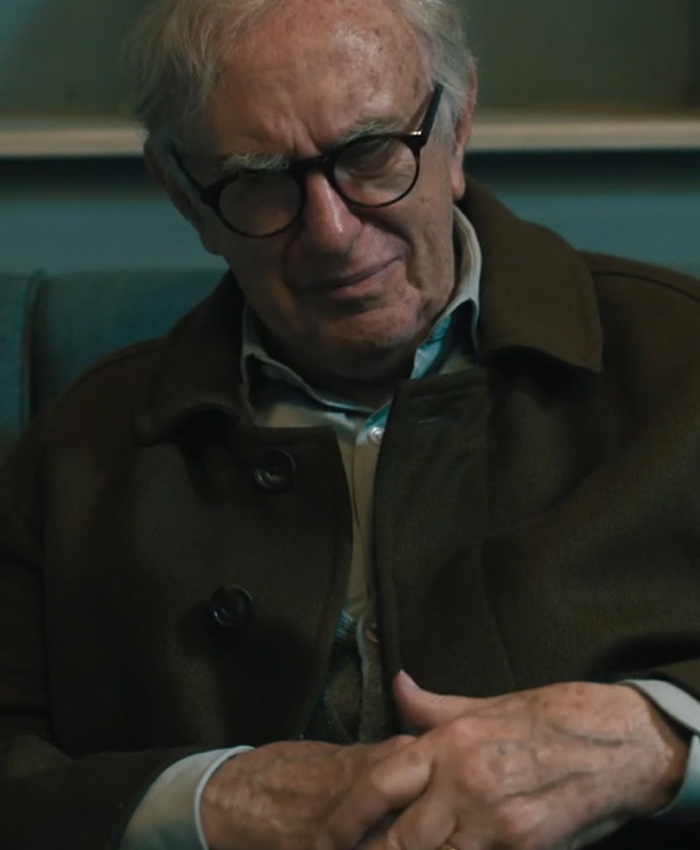 Slow Horses S04 Jonathan Pryce Brown Wool Coat